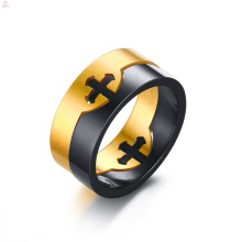 Personalidad Pieza desmontable Punk Cross Puzzle Anillos